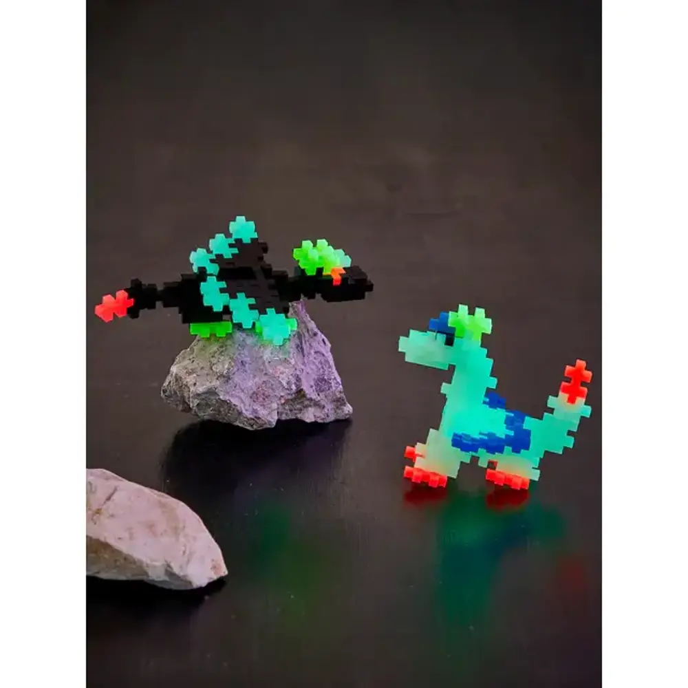Plus Plus Tube Glow Dragon